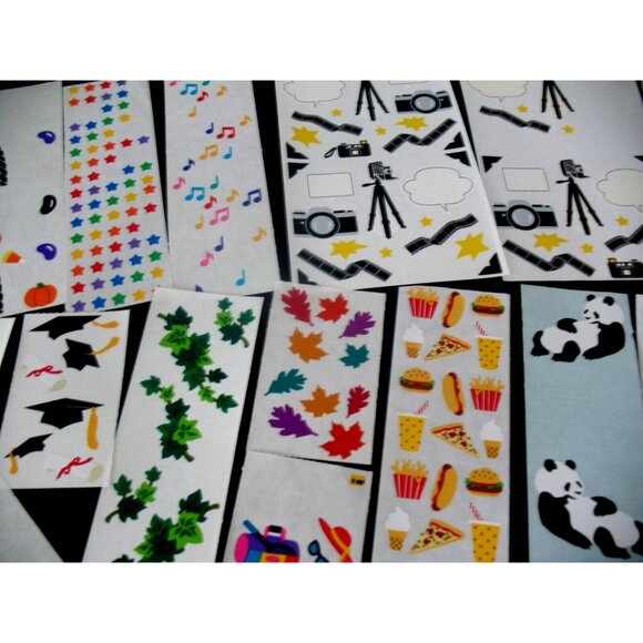 Mrs. Grossman Lot Stickers, 8 block, 23 modules Panda, Vines, Halloween, Pets - Picture 3 of 6